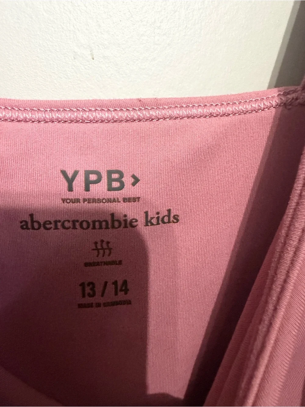 abercrombie kids Dusty Rose Sleeveless One-Piece Jumpsuit